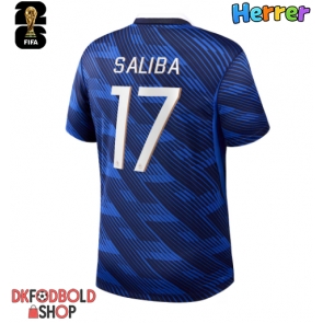 Frankrig William Saliba #17 Hjemmebanetrøje VM 2026 Kort ærmer